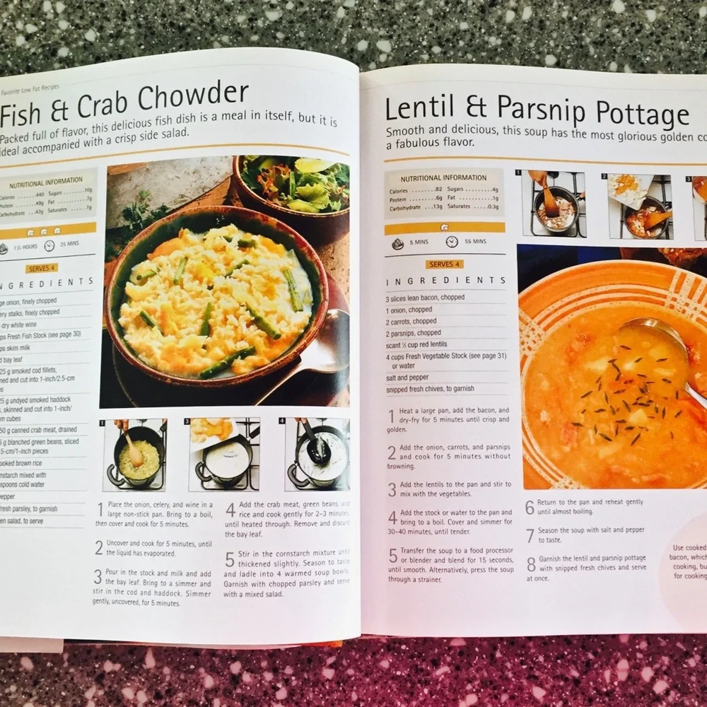 FAVORITE LOW FAT DISHES Cookbook